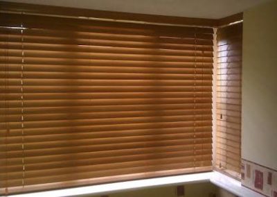 Timber look Venetians